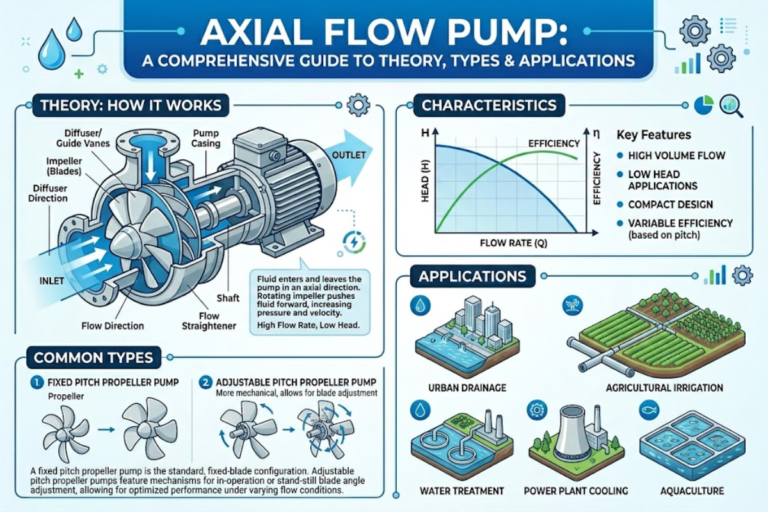 Axial Flow Pump A Comprehensive Guide to Theory, Types & Applications