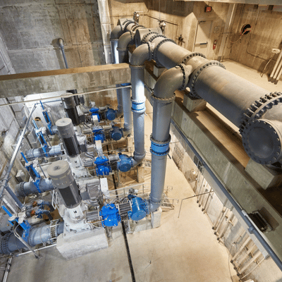 Industrial wastewater transfer
