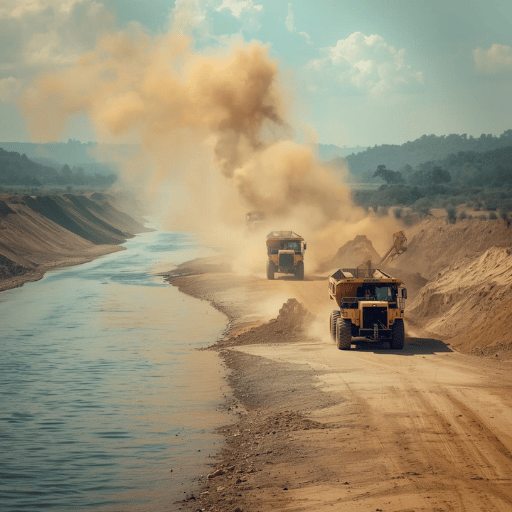 River Sand Mining Dredge Pump Application