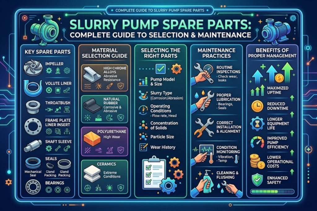 Part Guide Systems Slurry Pump Spare Parts: Complete Guide to Selection & Maintenance - BBP