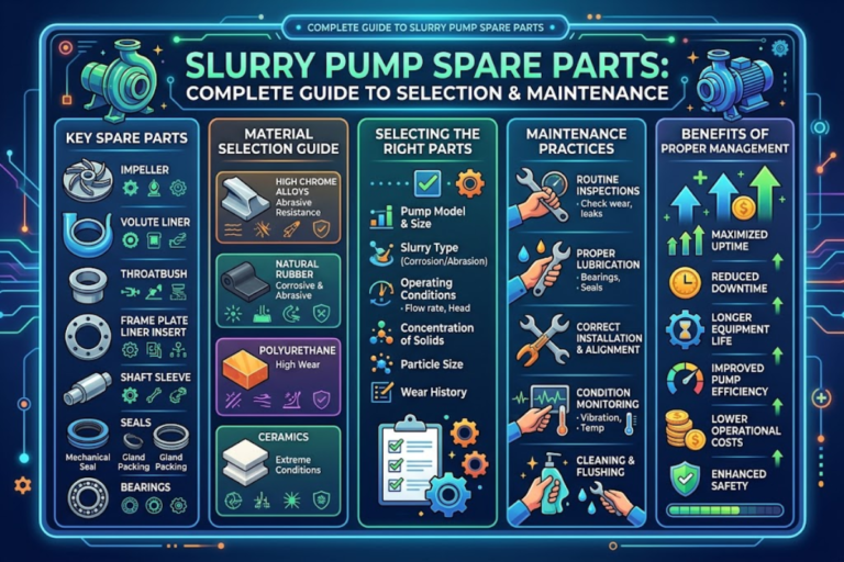 Slurry Pump Spare Parts: Complete Guide to Selection & Maintenance