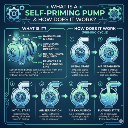 What Is a Self-Priming Pump and How Does It Work
