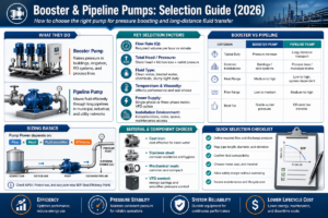 Booster & Pipeline Pumps: Selection Guide (2026)