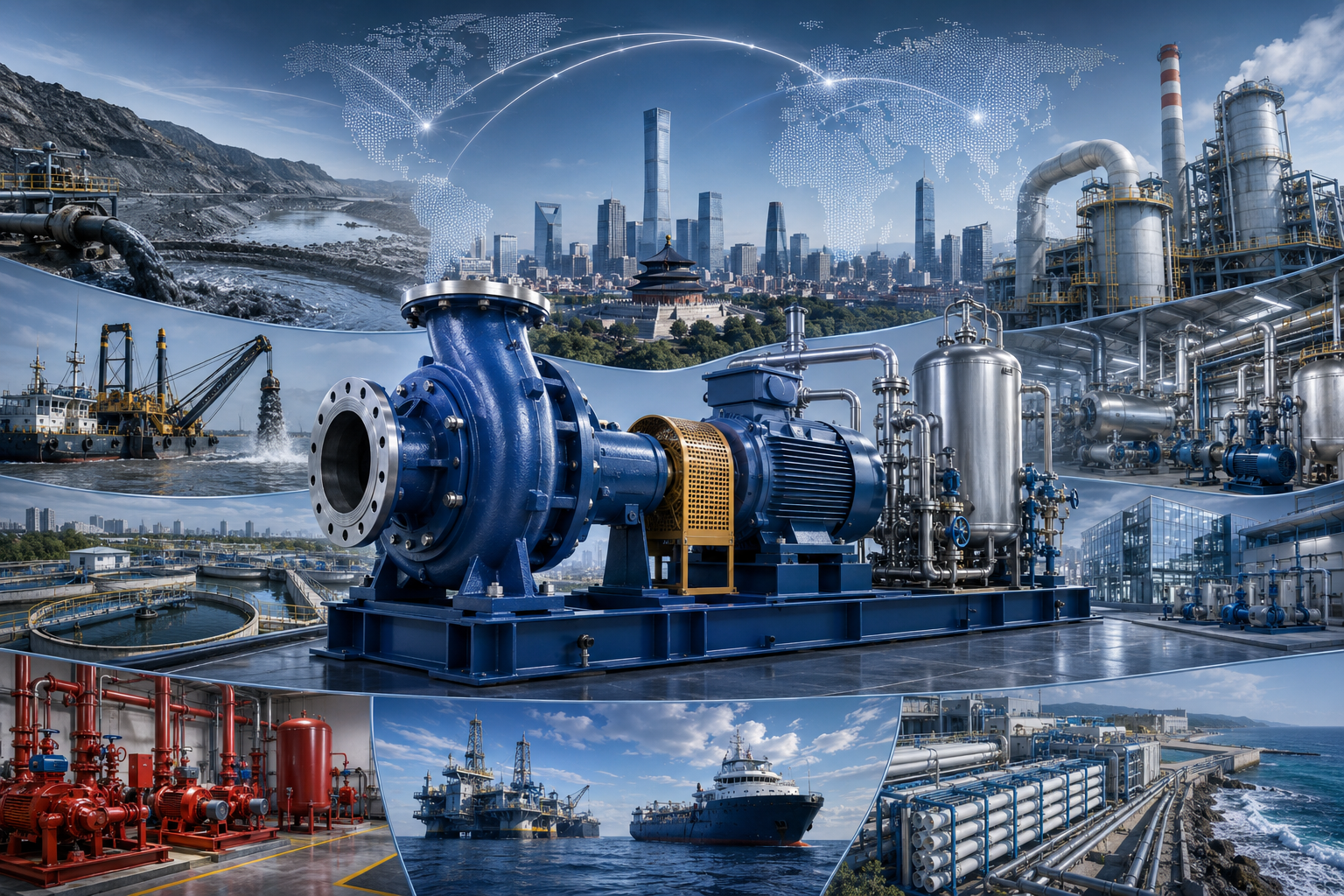 BBP pump industrial application map and service overview