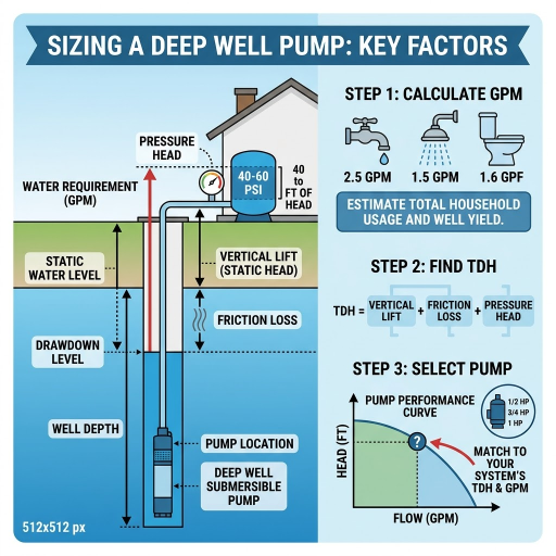 How to Size a Deep Well Pump