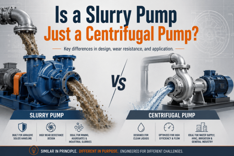 Is a Slurry Pump Just a Centrifugal Pump?