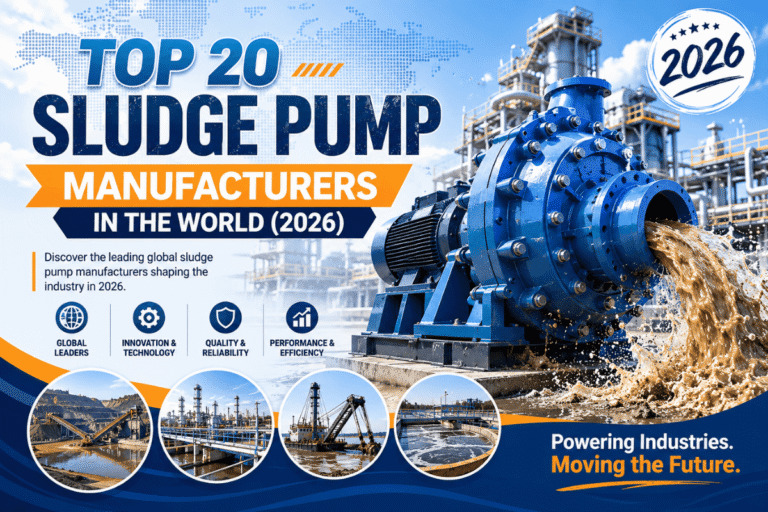 Top 20 Sludge Pump Manufacturers in the World (2026)