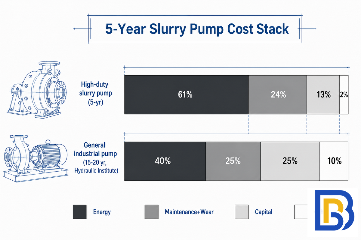 The 5-Year Slurry Pump Cost Stack: Where the Money Actually Goes — BBP