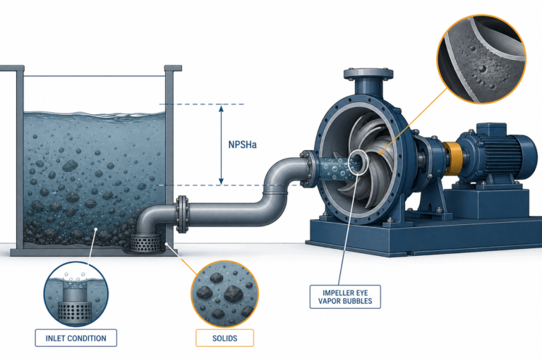 Cavitation in Slurry Pumps NPSH Solids Onset [Field Guide]