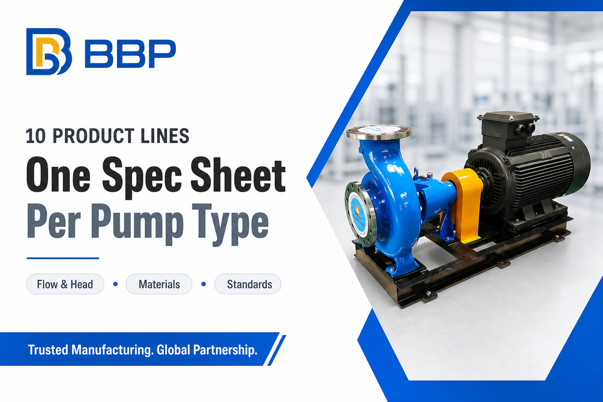 The Complete Pump Specification Checklist, by Pump Type — BBP