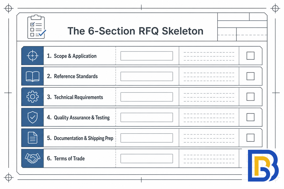 A Quick RFQ Template You Can Copy: The 6-Section RFQ Skeleton — BBP