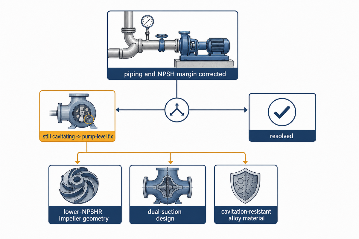 When a Piping Fix Isn't Enough, Choosing a Cavitation-Resistant Pump — BBP