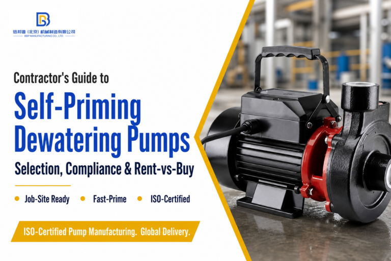 Self-Priming Pumps for Construction Dewatering Contractors