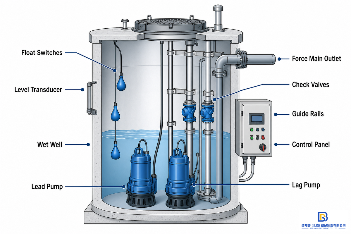 Key Components of a Lift Station — Beijing Beibangpu