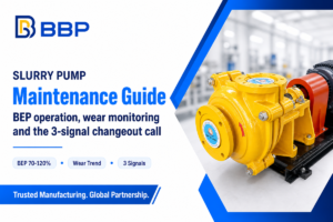 Slurry Pump Maintenance: BEP, Wear & Changeout Guide