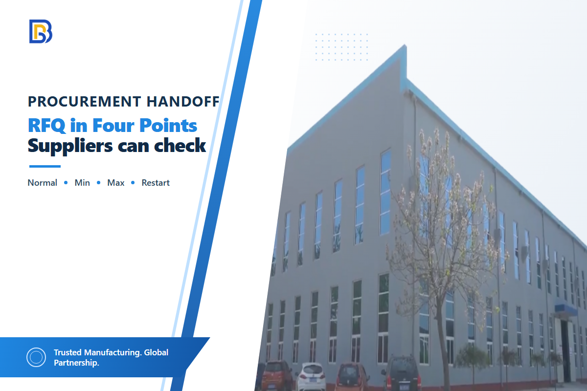 Write the RFQ Around Four Duty Points — BBP