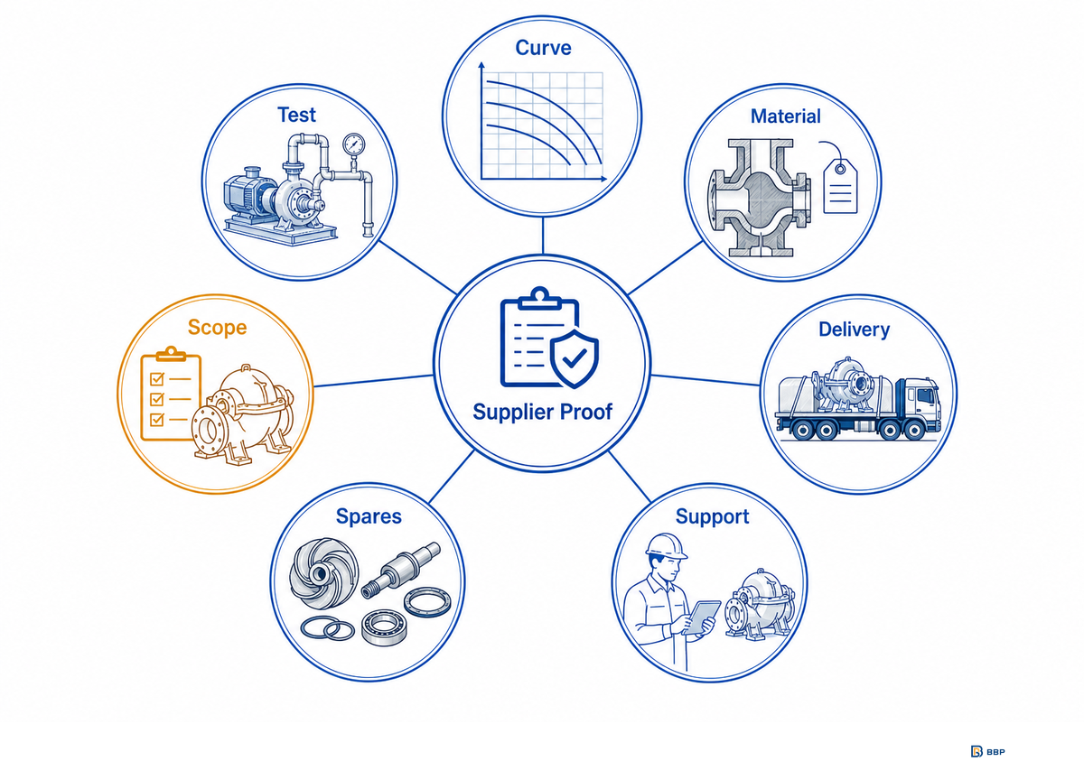 7-Point Split Case Supplier Evidence Matrix — BBP