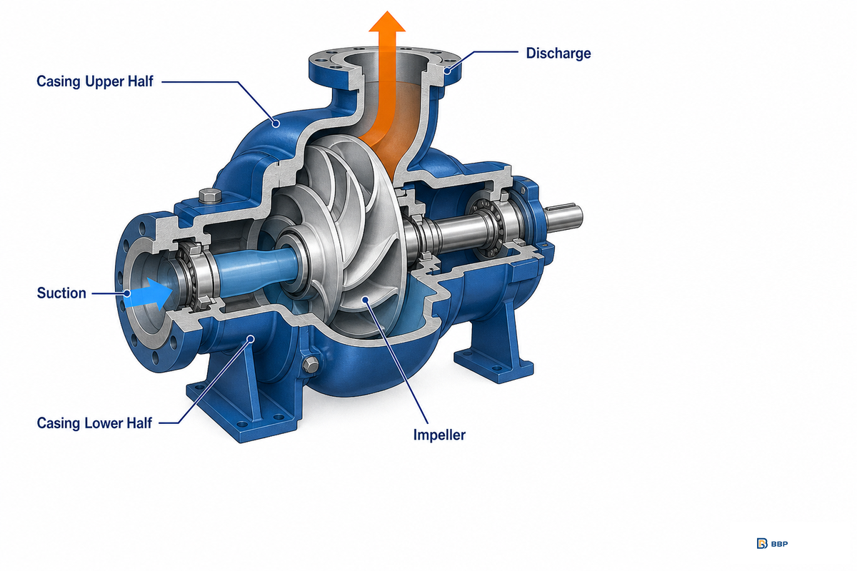 Split casing: what is a split case pump? - BBP