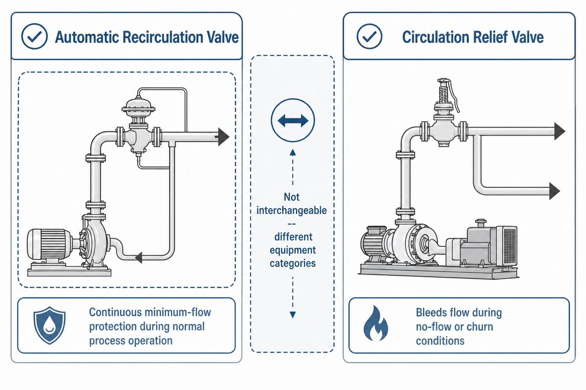 Automatic Recirculation Valve vs. Fire Pump Circulation Relief Valve, Don't Confuse These Two Devices — BBP