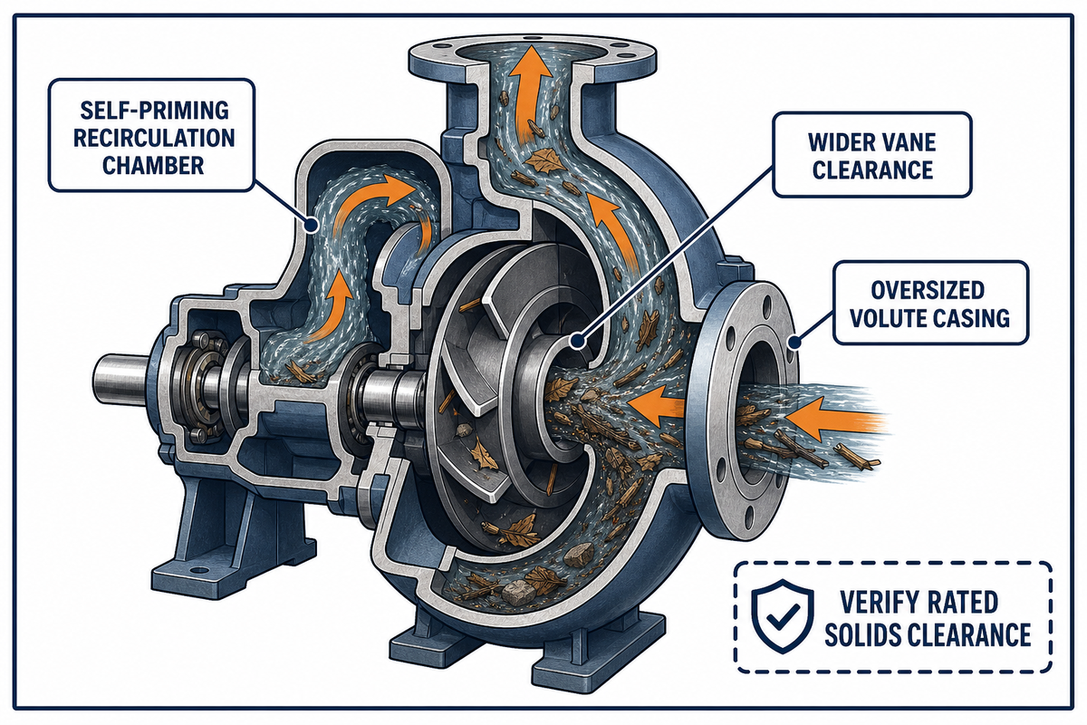 How a Centrifugal Trash Pump Handles Solids — BBP