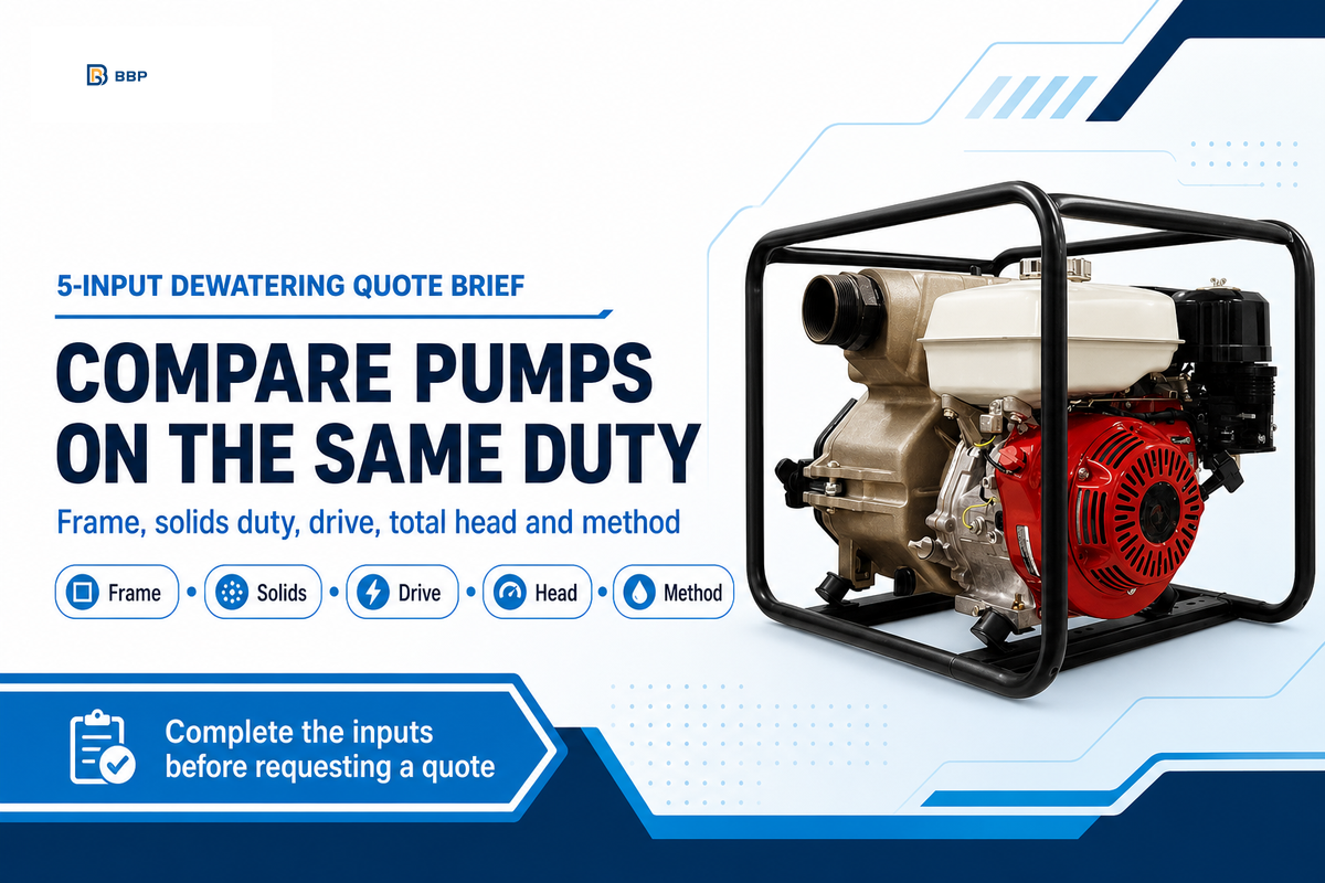Before You Buy, The 5-Input Dewatering Quote Brief — BBP