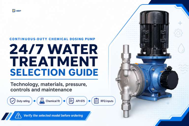 Chemical Dosing Pump Continuous Duty Water Treatment Guide