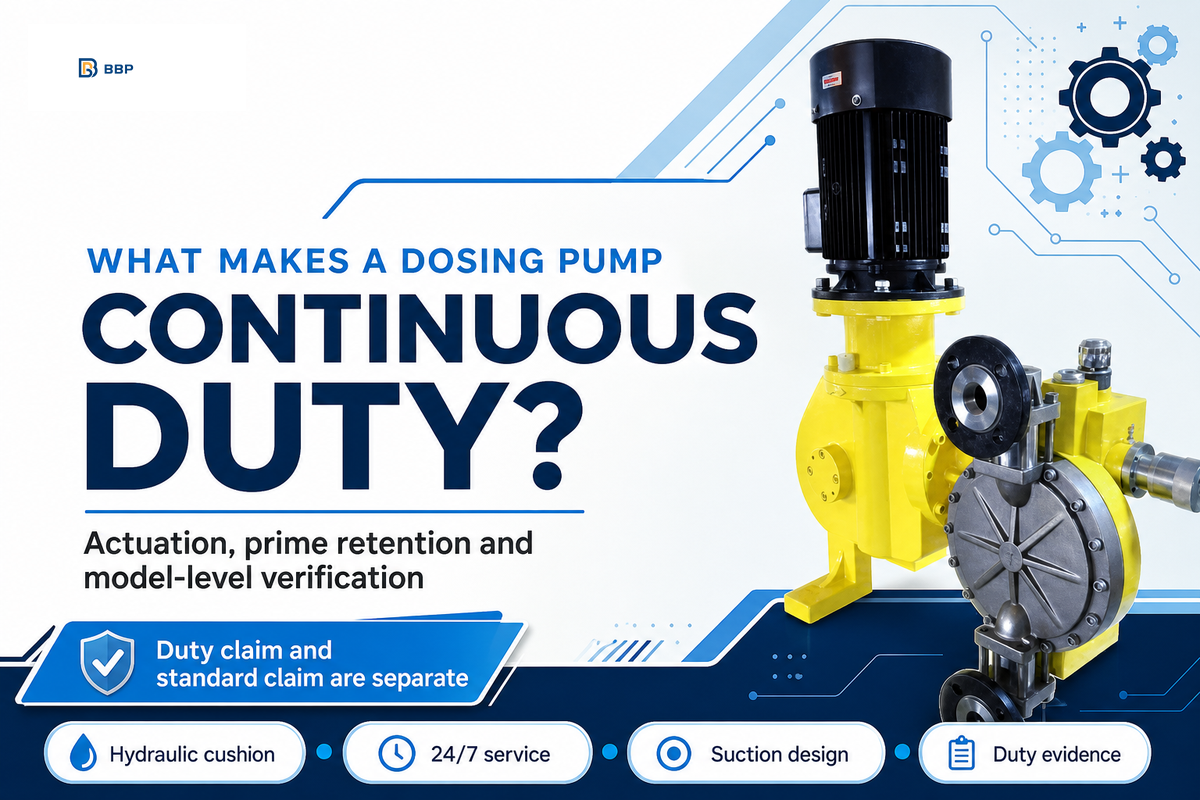 What Makes a Chemical Dosing Pump "Continuous Duty"? — BBP