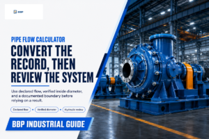 Calculadora de fluxo de tubo: 3 verificações antes de converter