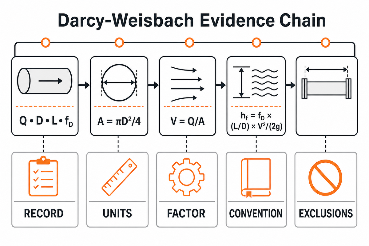 The Darcy-Weisbach Equation and a Reproducible Head-Loss Input Record — BBP Manufacturing Co., Ltd.