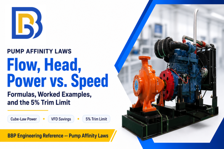 Pump Affinity Laws: Flow, Head & Power Formulas (2026)