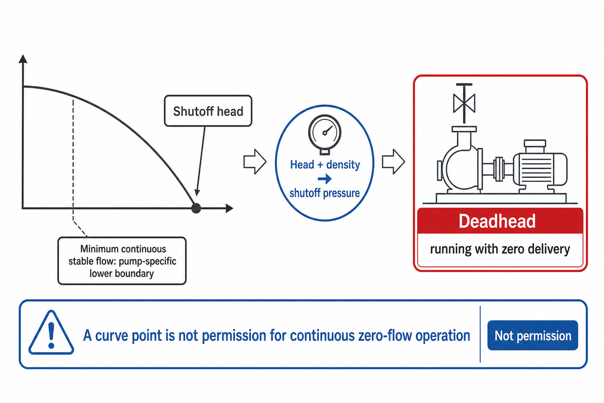 Pump Deadhead vs. Shutoff Head and Shutoff Pressure — BBP