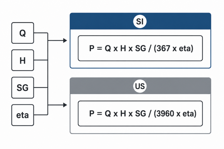 Pump Power Formula: Hydraulic, Shaft & Motor Power [Guide]