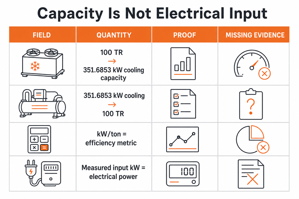 Cooling-Capacity kW Is Not Electrical-Input kW — BBP Manufacturing Co., Ltd.