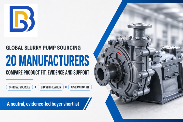 Top 20 Slurry Pump Manufacturers in the World (2026)