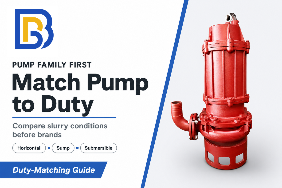 Match the Pump Family to the Mining Duty Before Comparing Brands — BBP
