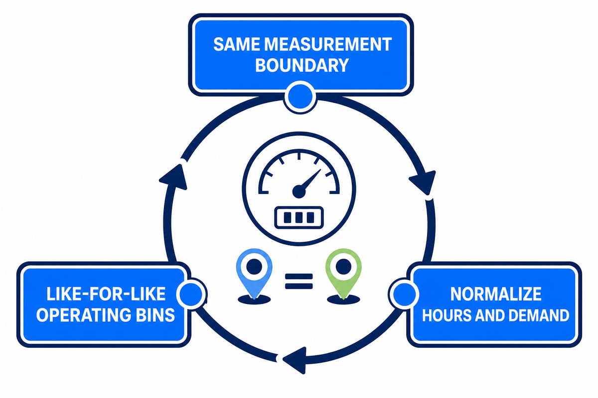 Post-commissioning measurement plan for verifying VFD pump savings