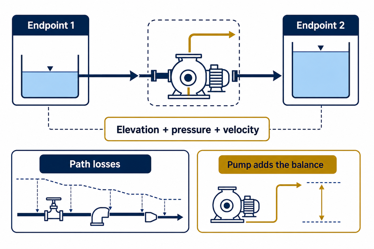 What Total Dynamic Head Means, and Where the Calculation Starts and Ends