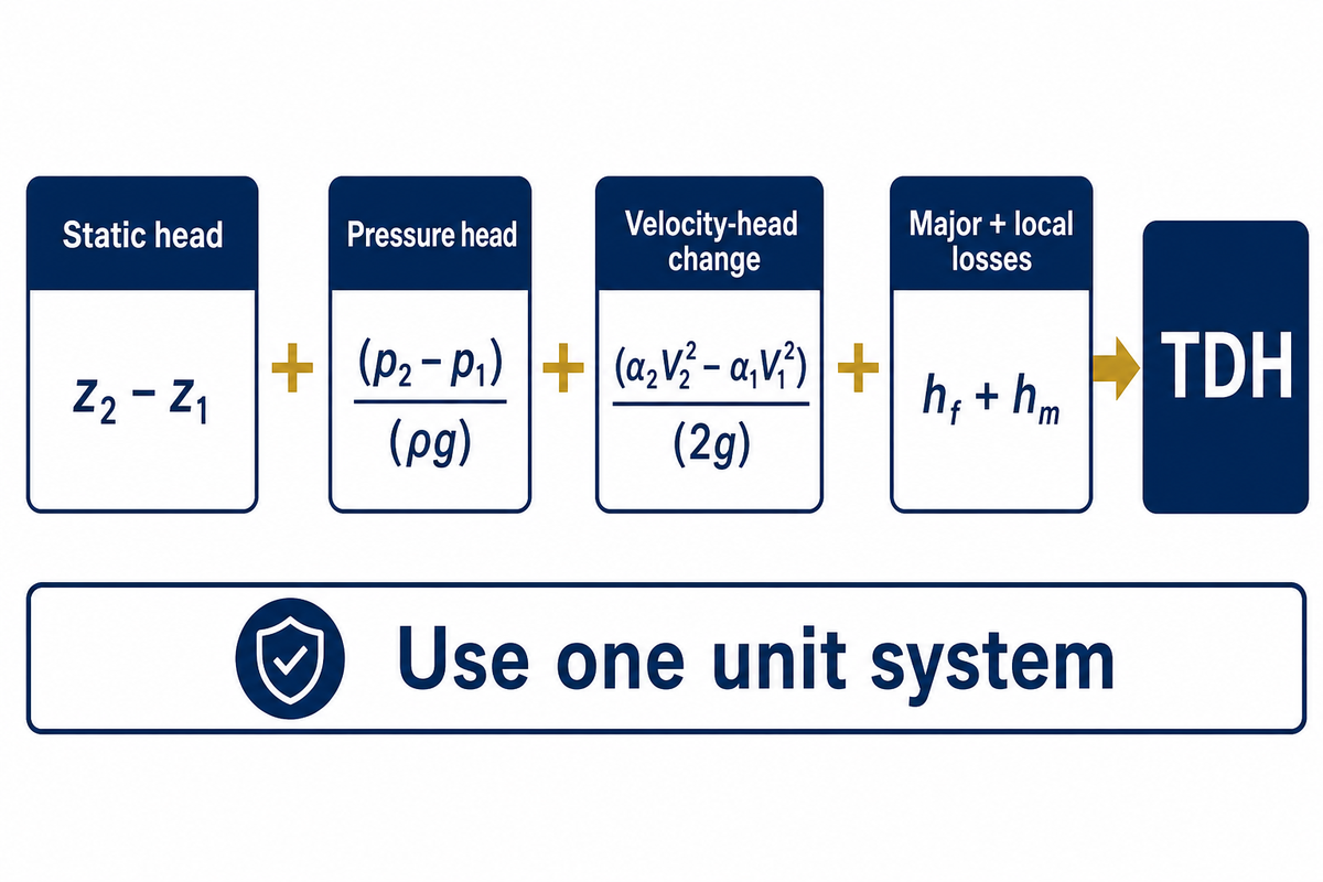 The Full Total Dynamic Head Formula With Signed Terms