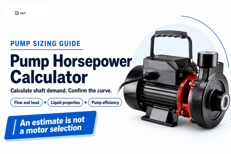 Pump Horsepower Calculator: How Much HP Do You Need?