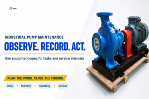 Pump Maintenance Checklist: 4 Service Intervals