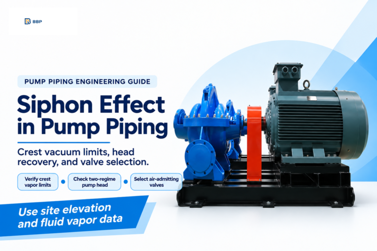Siphon Effect: How It Works & 3 Pump Piping Limits