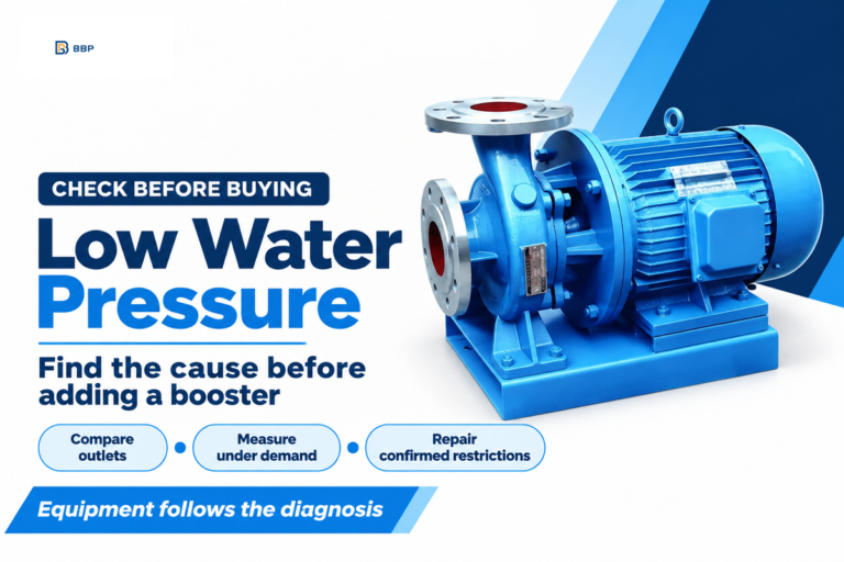 Water Pressure in House Is Low? 9 Checks Before a Pump
